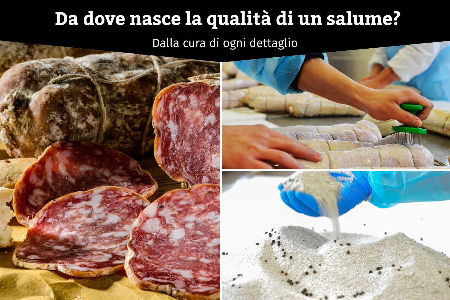Da dove nasce la qualità di un salume? Dalla cura di ogni dettaglio